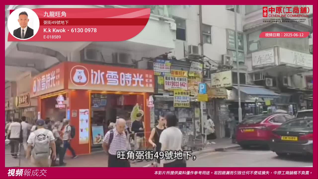 九龍旺角 弼街49號地下|中原工商舖