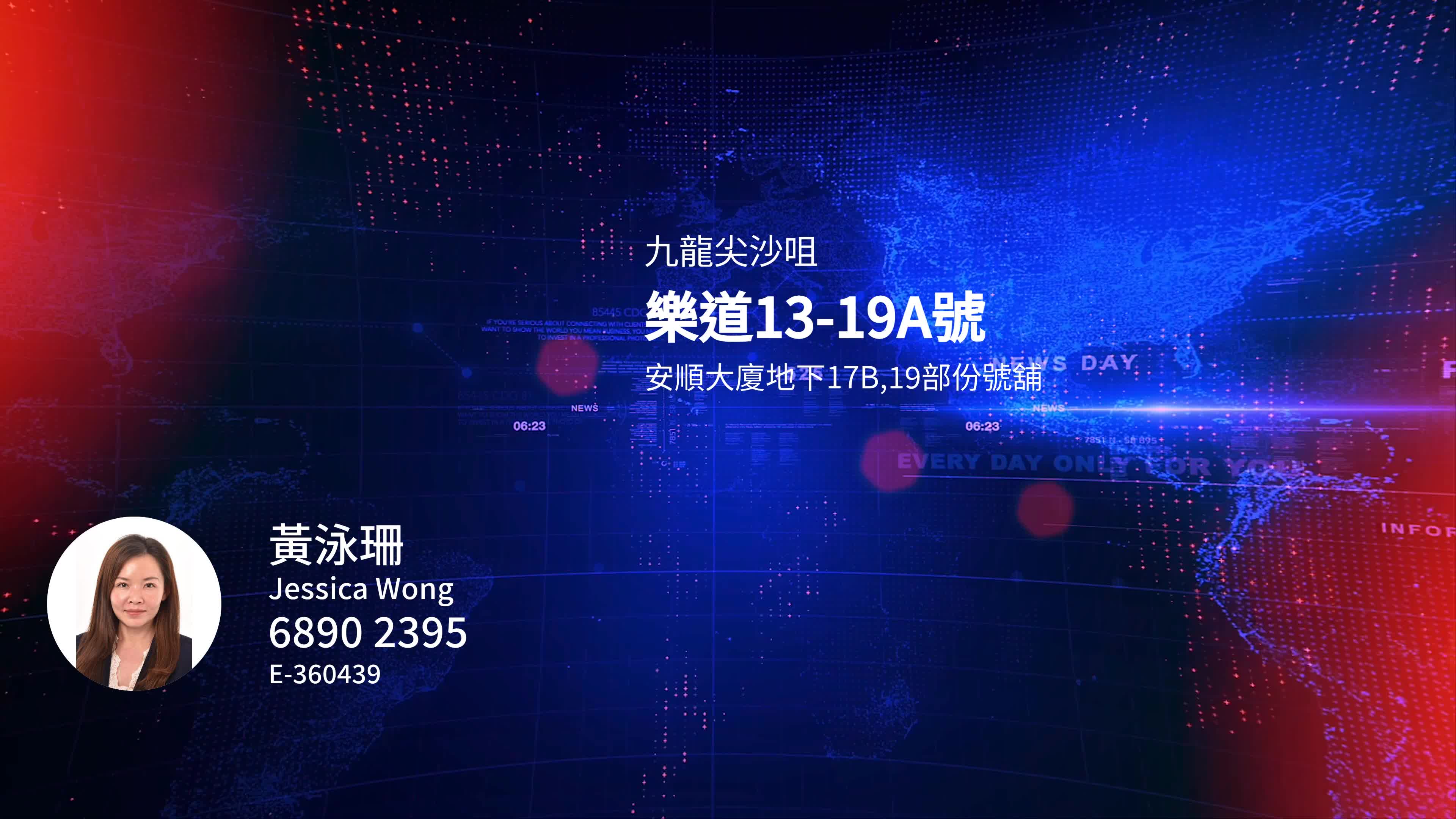 九龍尖沙咀 樂道13-19A號 安順大廈地下17B,19部份號舖|中原工商舖