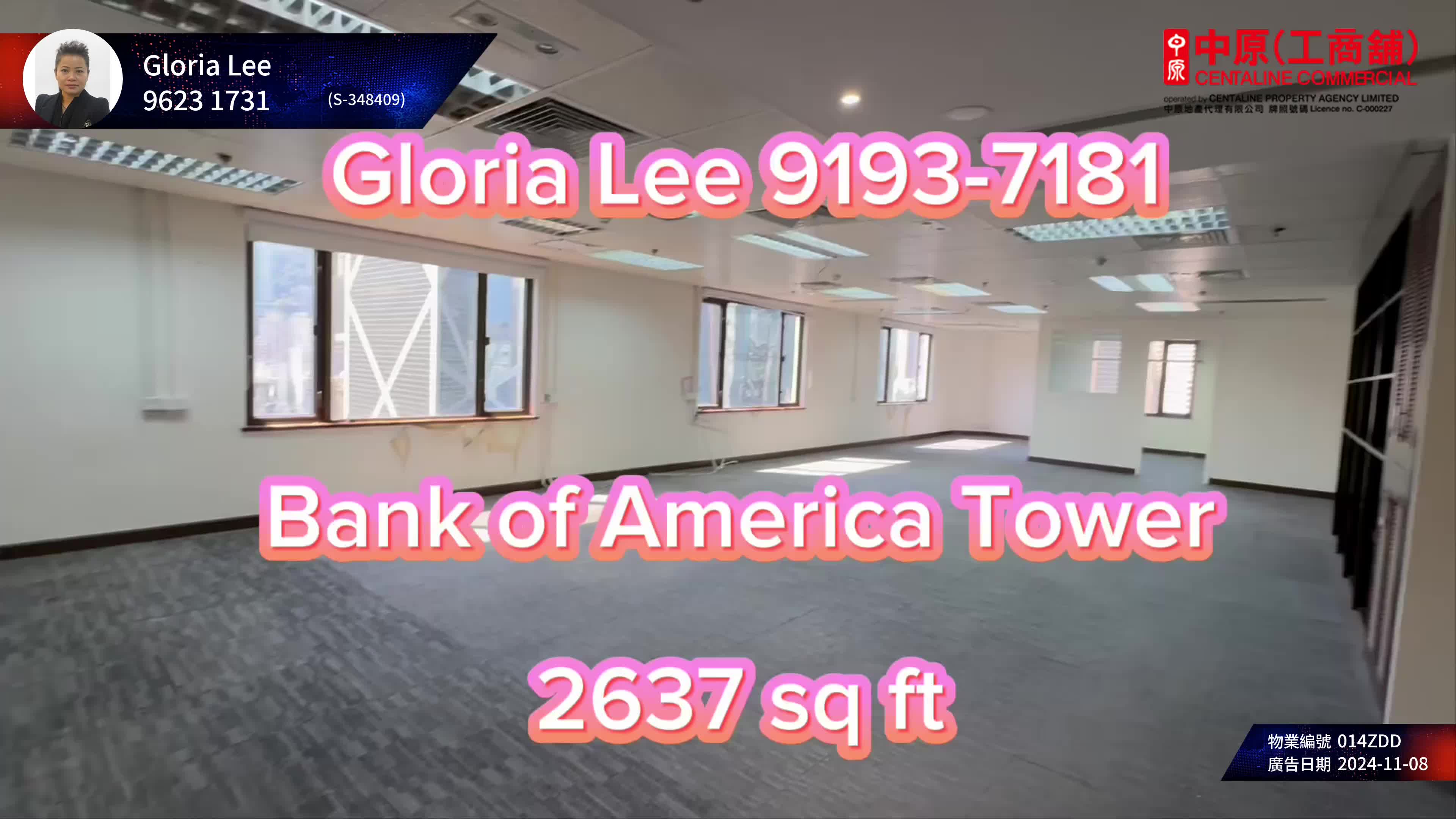 Unit Video materials about Bank Of America Tower | Office Listing | Centaline Commercial